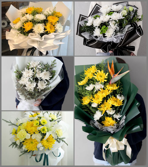 湖北武汉市江岸区后湖街道美芦社区白事花束代送